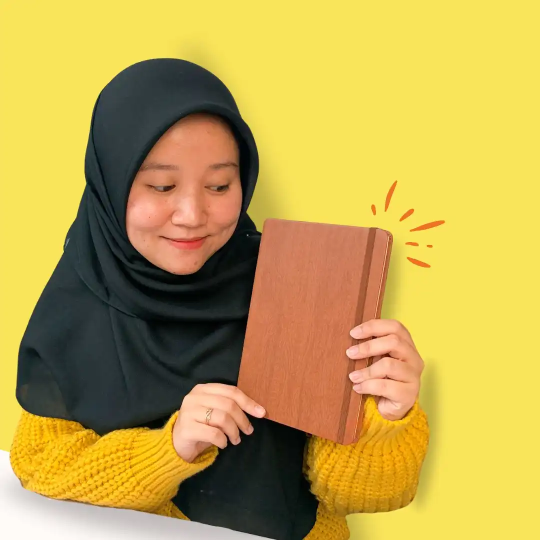 buku agenda wood series helloswag 1