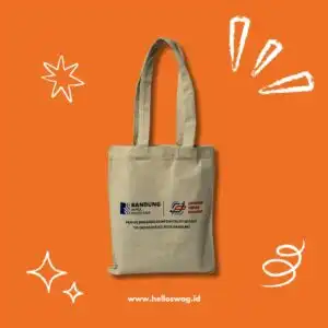 Tas Souvenir Totebag Dengan Bahan Kanvas dan Logo Custom Perusahaan Icon