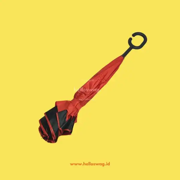 Souvenir Payung Golf Dengan Mekanisme Pembukaan Terbalik Dapat Custom Logo Pilihan Beragam 2