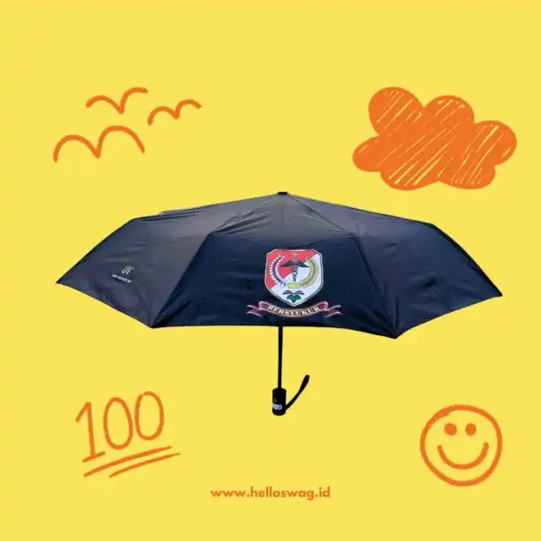 Souvenir Payung Lipat Dengan Tombol Untuk Membuka dan Menutup Payung Secara Otomatis 1