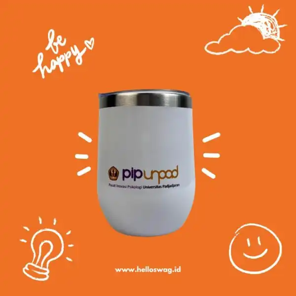 Botol Tumbler Model Bulat Egg Dengan Custom Logo Perusahaan 1