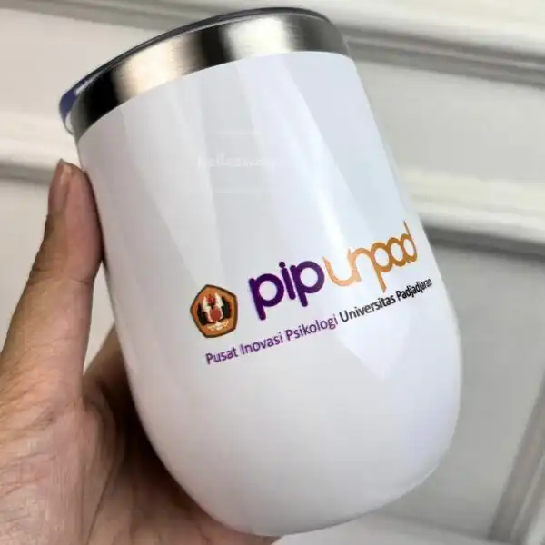 Botol Tumbler Model Bulat Egg Dengan Custom Logo Perusahaan 6