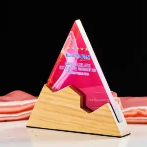 Shop Plakat Dengan Bahan Kombinasi Kayu dan Akrilik Dengan Model dan Desain Beragam Untuk Souvenir Acara 3