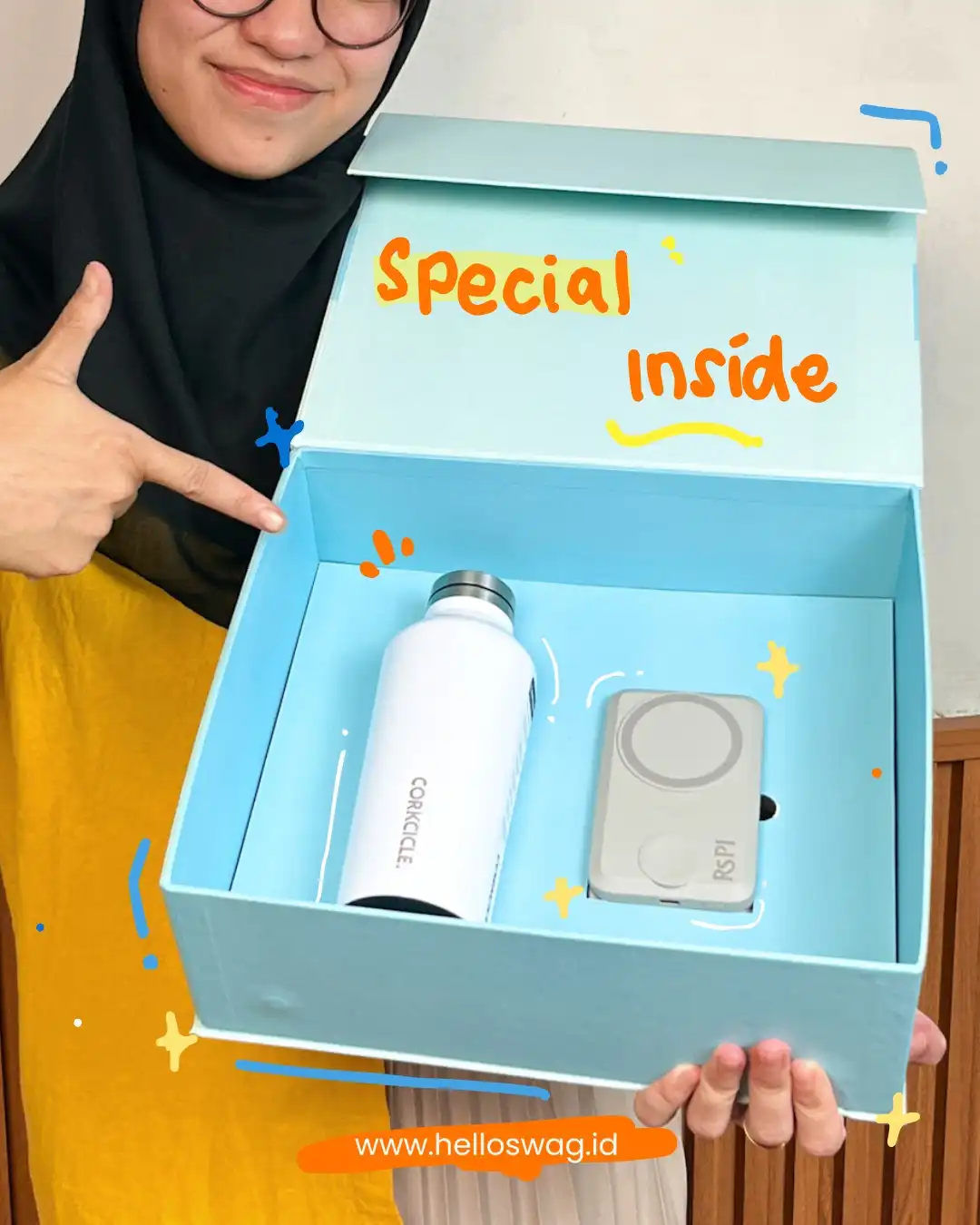 helloswag gift set tumbler stainless dan powerbank wireless custom logo (7)