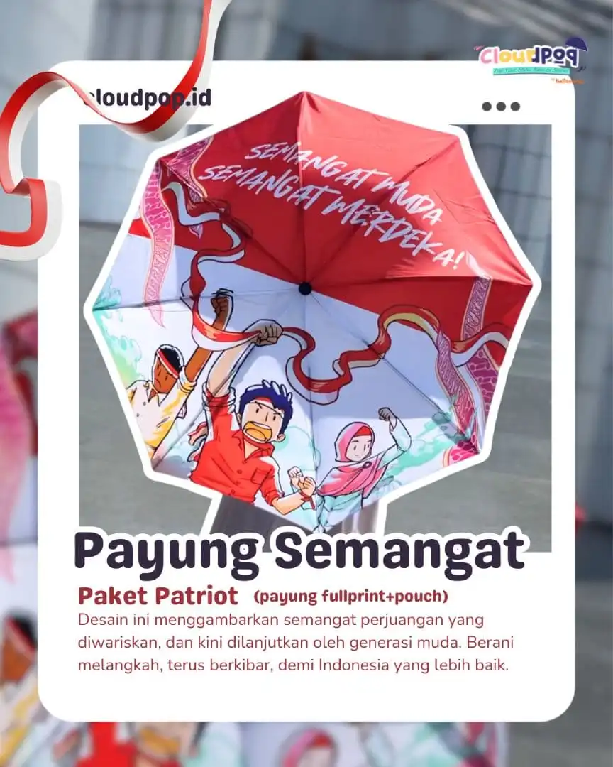 Payung HUT RI 80 Kemerdekaan