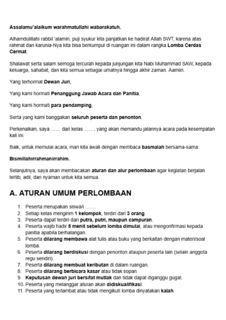 teks mc lomba adzan hardbox.co.id