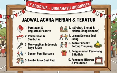 Susunan Acara 17 Agustus yang Seru dan Rapi