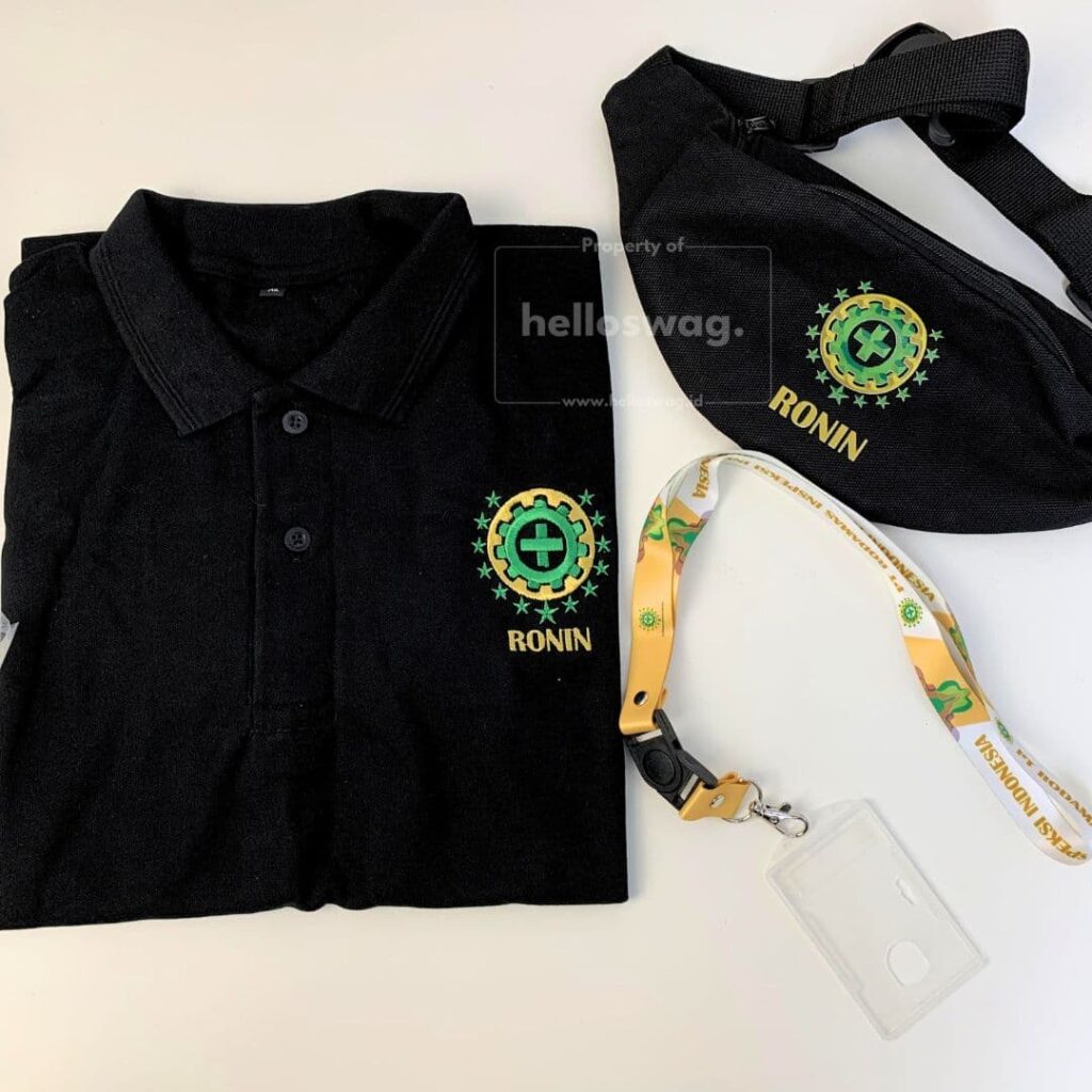 Seminar Kit Berisi Kaos ID Card dan Lanyard Tas Selempang Dengan Custom Logo Perusahaan 4